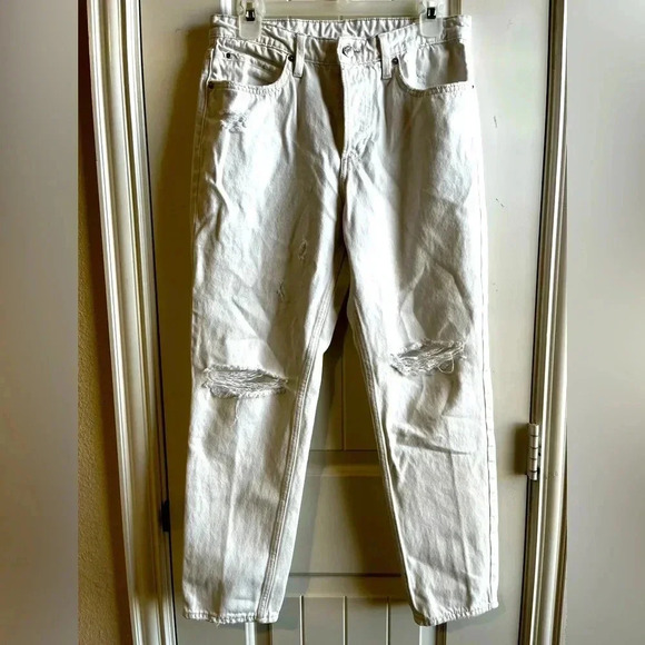 Denim and Denim Denim - Denim & Denim button fly ankle jeans for women